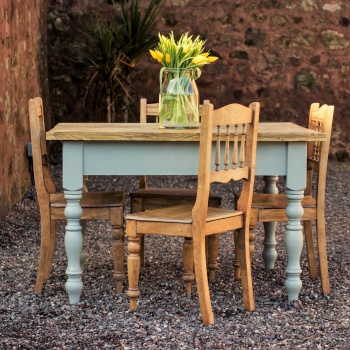 Painted Farmhouse Table - 4ft